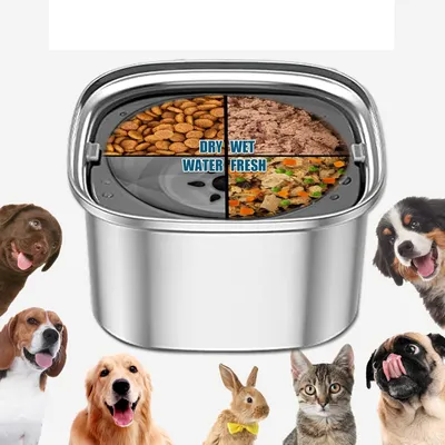 UAMLY Gamelle pour chien en acier inoxydable