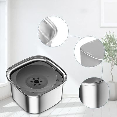 UAMLY Gamelle pour chien en acier inoxydable