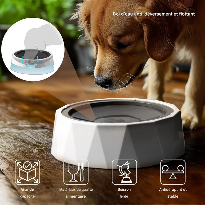 Petopia Gamelle à eau avec filtre pour chien et chat