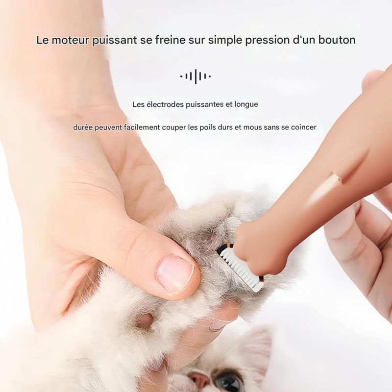 FurryFusion Rasoir pour les pattes de chien et de chat