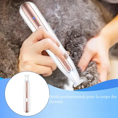 Petopia Tondeuse électrique pour animaux de compagnie avec éclairage LED