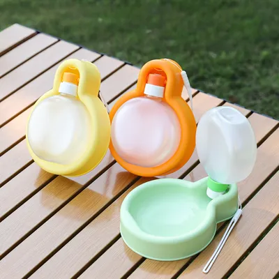 Petopia Bouteille d'eau pliable pour animaux de compagnie