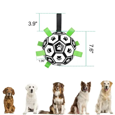 UAMLY Jouet de football pour chien