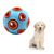 UAMLY Balle en caoutchouc pour chien avec clochette