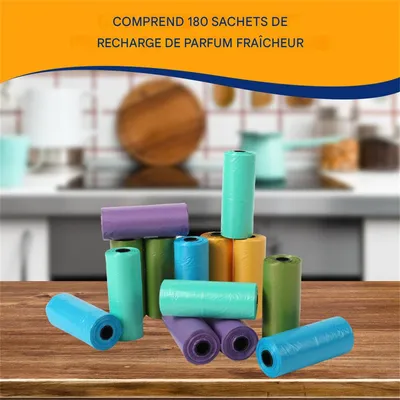 InitMeg Sacs à excréments pour chien 390PCS