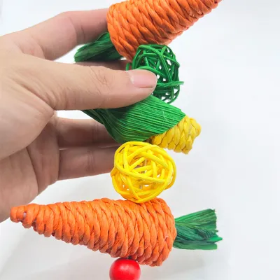 IntiMeg Jouets pour oiseaux et petits animaux