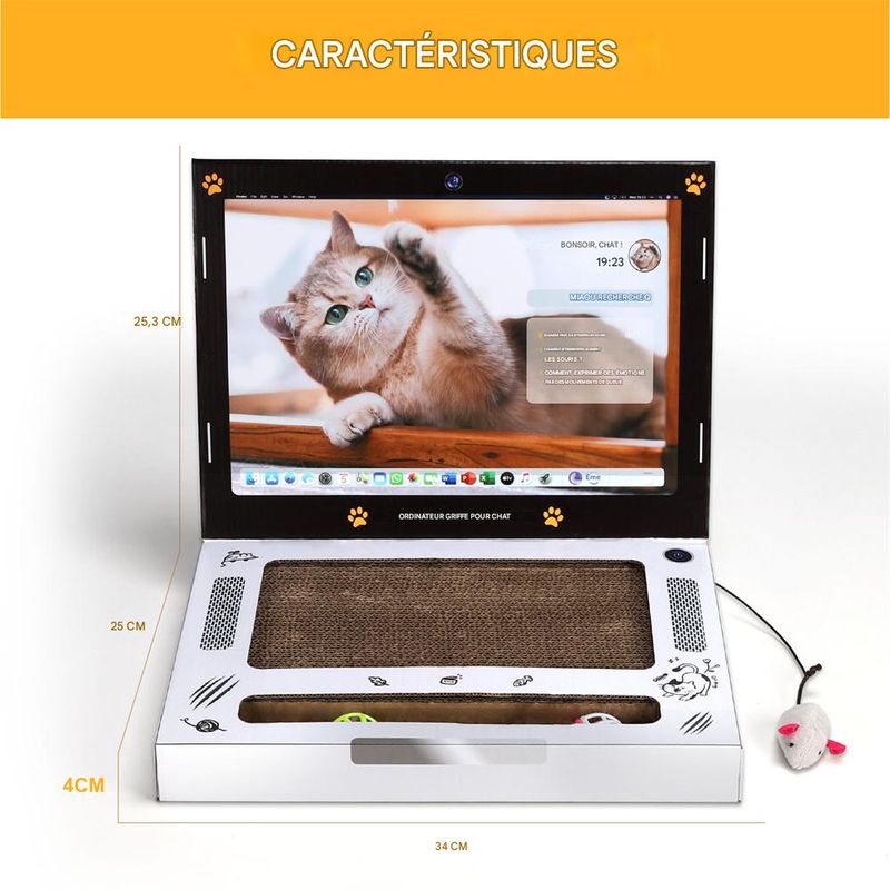 IntiMeg Grattoir pour ordinateur portable