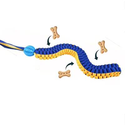 UAMLY Jouet anti-ennui pour chien à alimentation lente