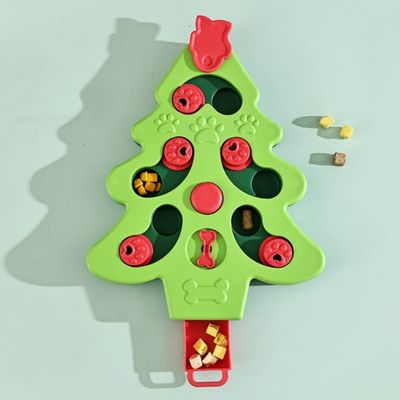 FurryFusion Juguete para perros con forma árbol Navidad alimentación lenta