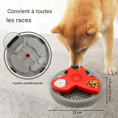 IntiMeg Gamelle éducative Slow Food pour chien