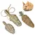 FurryFusion Lot de 3 jouets Plant Carrot