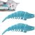 IntiMeg Lot de 2 brosses à dents pour chat en forme d'écrevisses