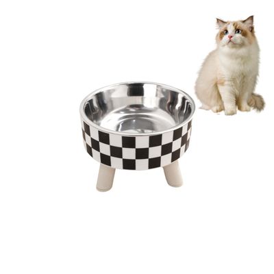 Petopia Gamelle en inox à pois pour chat et chien