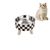 Petopia Gamelle en inox à pois pour chat et chien