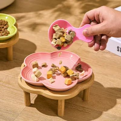 UAMLY Assiette pour pâtée pour chat, bol à bouche peu profonde