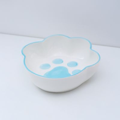UAMLY écuelle en Forme de Patte de Chat avec Support en Bois