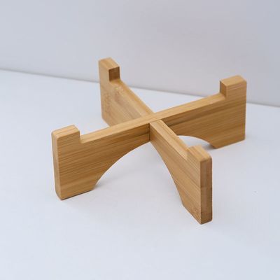 UAMLY écuelle en Forme de Patte de Chat avec Support en Bois