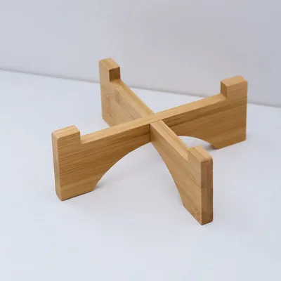 UAMLY écuelle en Forme de Patte de Chat avec Support en Bois