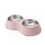 UAMLY Gamelles doubles amovibles en acier inoxydable pour chien