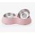 UAMLY Gamelles doubles amovibles en acier inoxydable pour chien