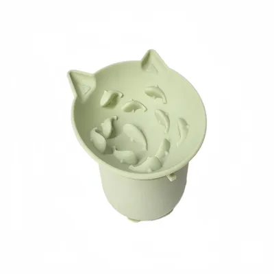 Petopia Gamelle surélevée à alimentation lente pour chat