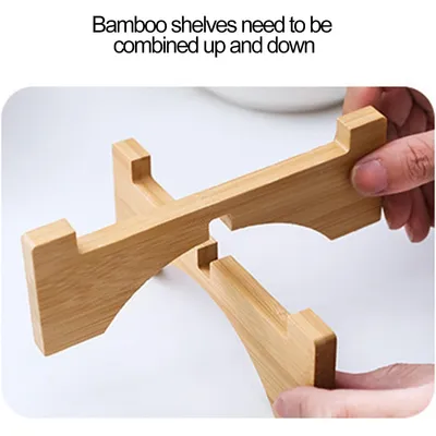 UAMLY écuelle en Forme de Patte de Chat avec Support en Bois