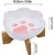 UAMLY écuelle en Forme de Patte de Chat avec Support en Bois