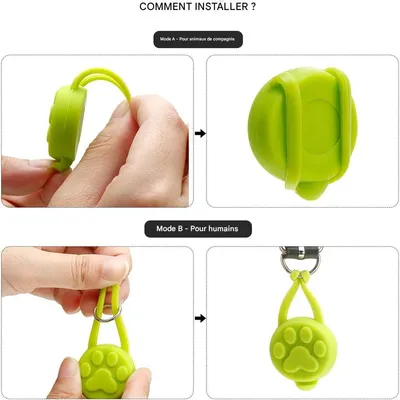 IntiMeg Pendentifs lumineux pour colliers de chien