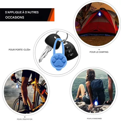 IntiMeg Pendentifs lumineux pour colliers de chien