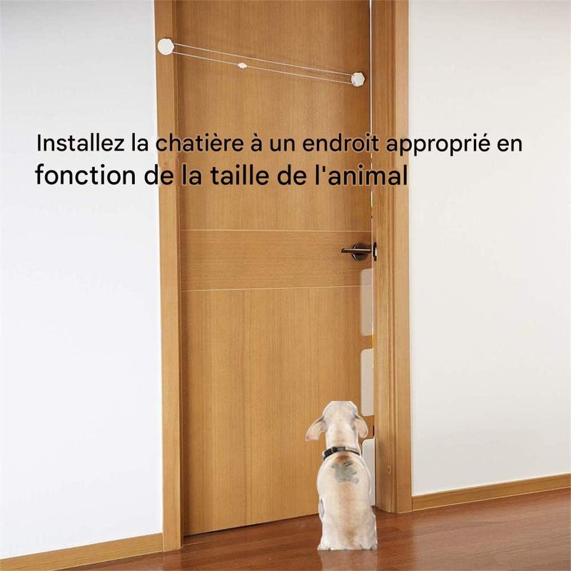 IntiMeg Ouverture automatique de porte pour animal domestique