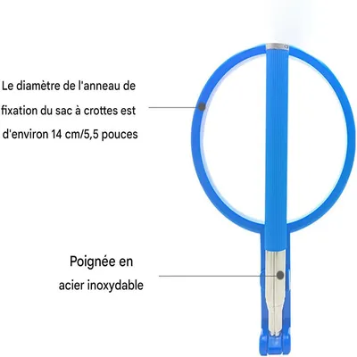 IntiMeg Ramasse - Crottes Pour Chien avec manche télescopique