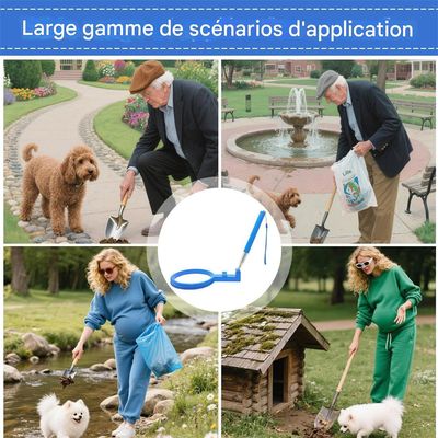 IntiMeg Ramasse - Crottes Pour Chien avec manche télescopique