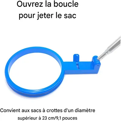 IntiMeg Ramasse - Crottes Pour Chien avec manche télescopique