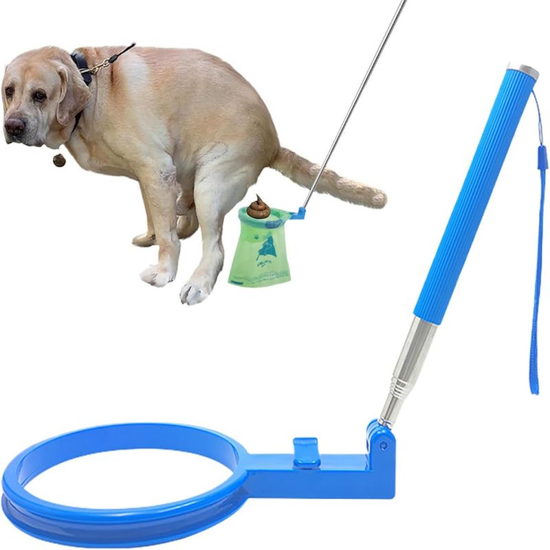 IntiMeg Ramasse - Crottes Pour Chien avec manche télescopique