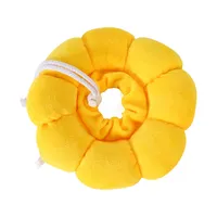 Petopia Collier d'Élisabeth en forme de fleur de soleil en coton