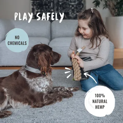 Rudelkönig Jouet corde chien 3 pièces