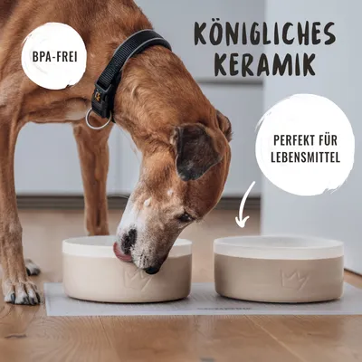 Rudelkönig Keramiknapf für Hunde 900 ml BPA-frei