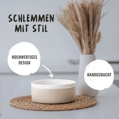 Rudelkönig Keramiknapf für Hunde 900 ml BPA-frei