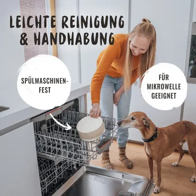 Rudelkönig Keramiknapf für Hunde 900 ml BPA-frei
