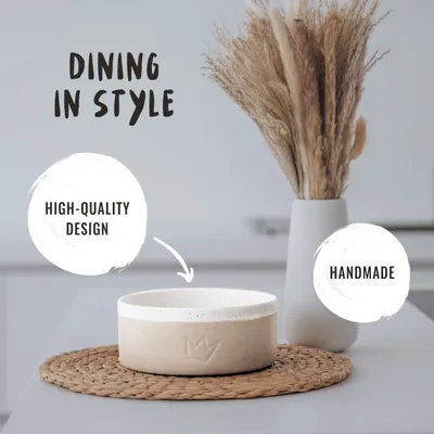 Rudelkönig Gamelle en céramique pour chien