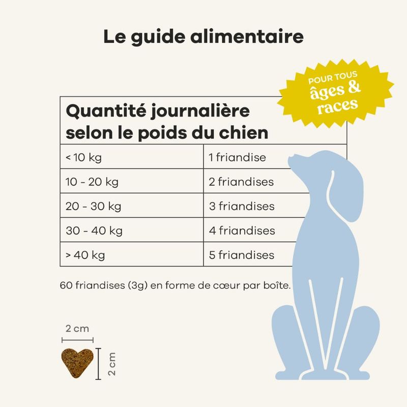 Treatsy Complément Alimentaire pur chien - Peau & Pelage