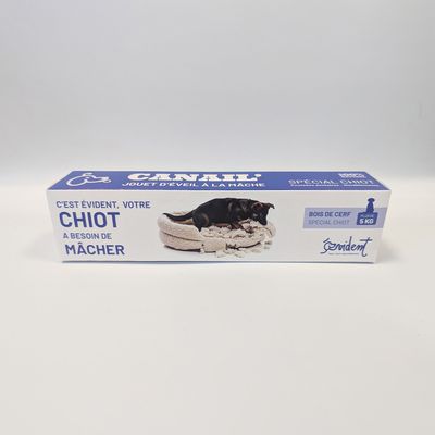 Evident Bois De Cerf Biseau Spécial Chiot