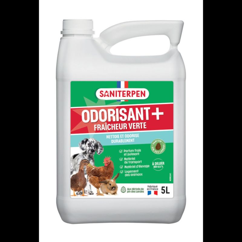 SANITERPEN Odorisant Plus 5L Fraicheur Verte