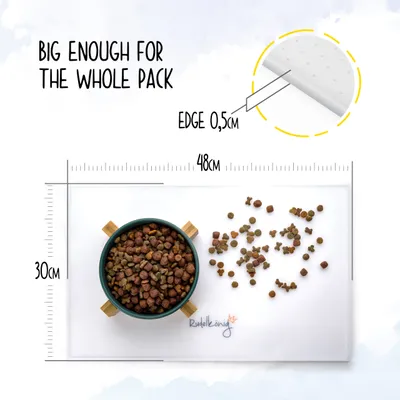 Rudelkönig Tapis pour gamelle pour chiens et chats