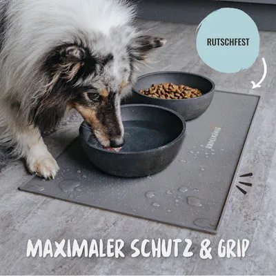 Rudelkönig Napfunterlage aus Silikon rutschfest Futtermatte Rudelkönig Napfunterlage aus Silikon rutschfest Futtermatte