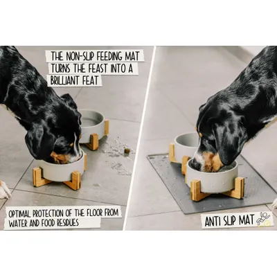 Rudelkönig Tapis pour gamelle pour chiens et chats