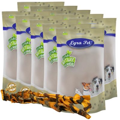 Lyra Pet® XXL Rinderkopfhautstangen mit Pansen ca. 70 cm