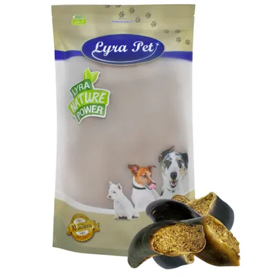 Lyra Pet® Sabots de bœuf farcis à la panse et au foie, 120 g chacun environ Lyra Pet® Sabots de bœuf farcis à la panse et au foie, 120 g chacun environ