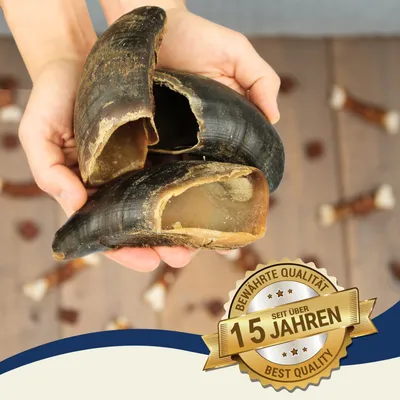 Sabots de bœuf Lyra Pet® d'environ 80 g chacun