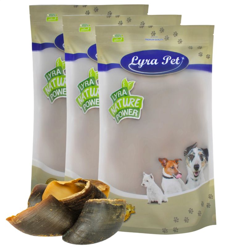 Sabots de bœuf Lyra Pet® d'environ 80 g chacun